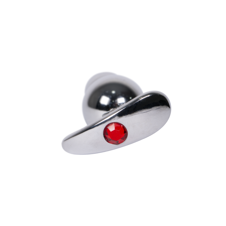 Plug Anal Double Egg Gema Roja