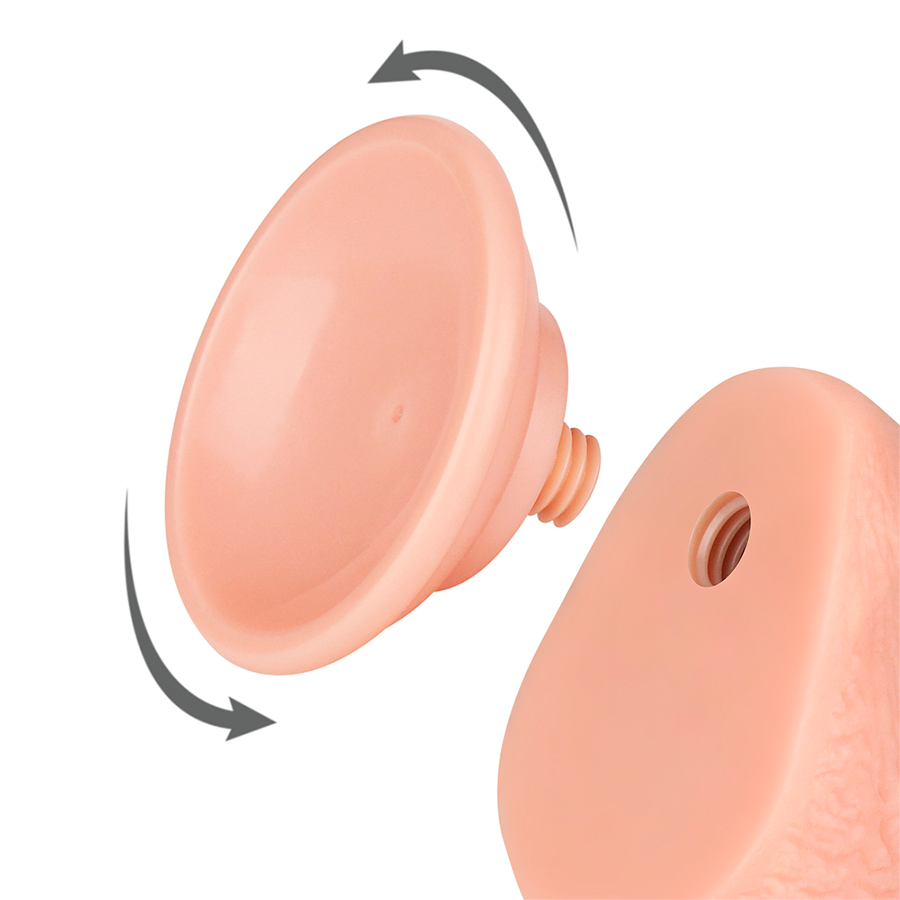 Dildo Realista 7.5'' Sliding Skin Dual Layer Dong