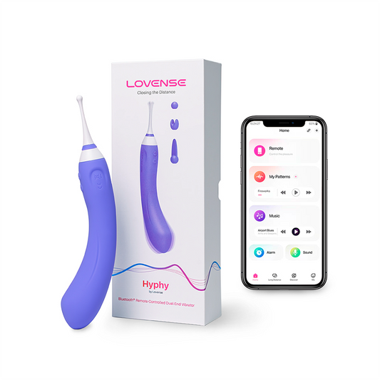 Vibrador Clitorial y Punto G Hyphy Controlado por APP Global By Lovense