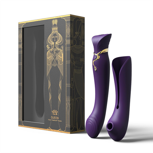 Set Vibrador de Lujo Queen Twilight Purple Controlado por APP Bluetooth by ZALO