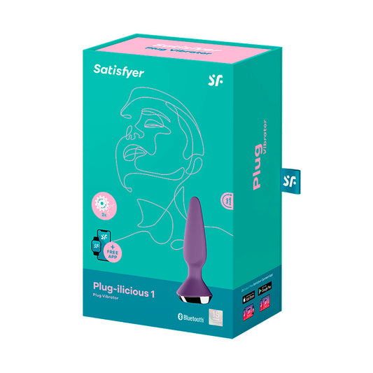 SATISFYER PLUG ILICIOUS 1 PURPLE