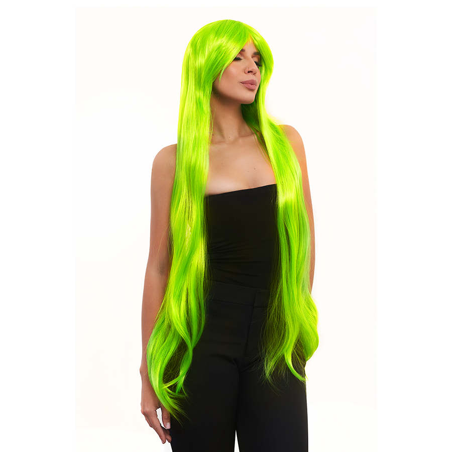 PELUCA NICOL GREENYELLOW NEON 100 CM