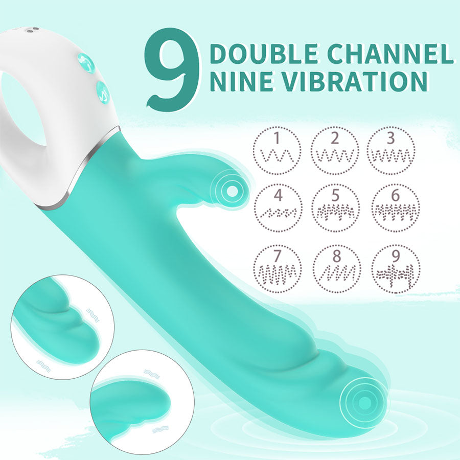 Vibrador Doble Estimulación Spray