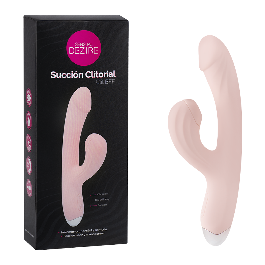 Vibrador Succión Clitorial Clit BFF