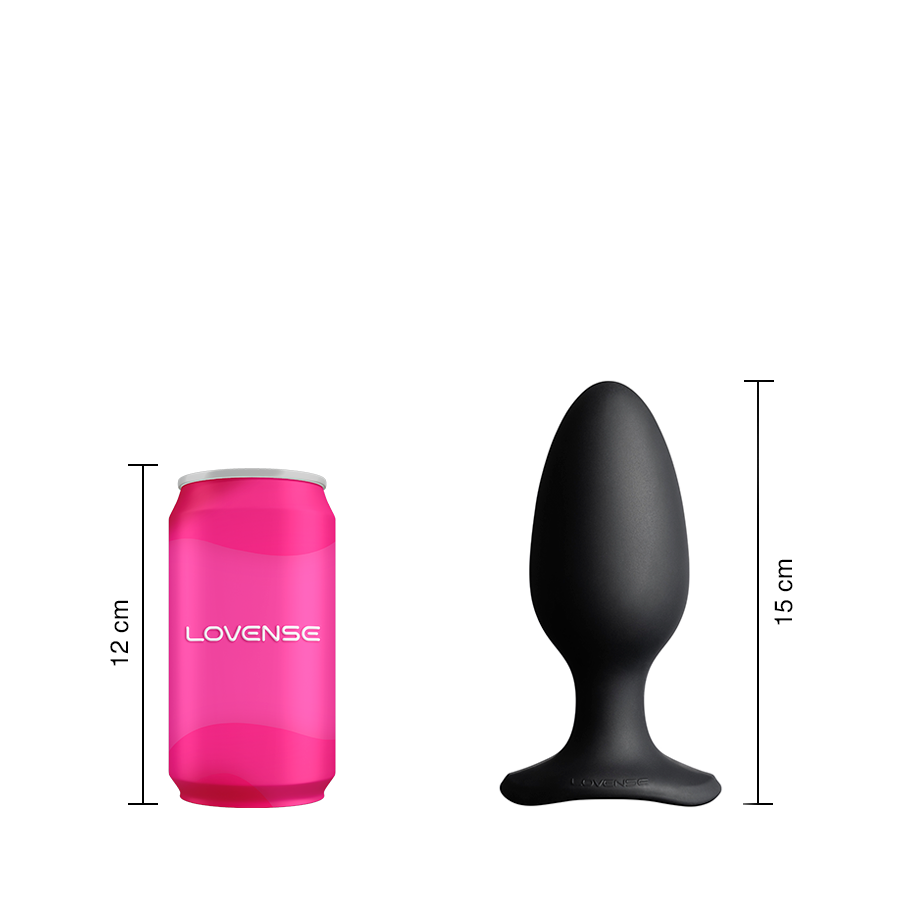 Plug Anal Vibrador Hush 2 (2.25 Pulgadas) Controlado por APP Global by Lovense