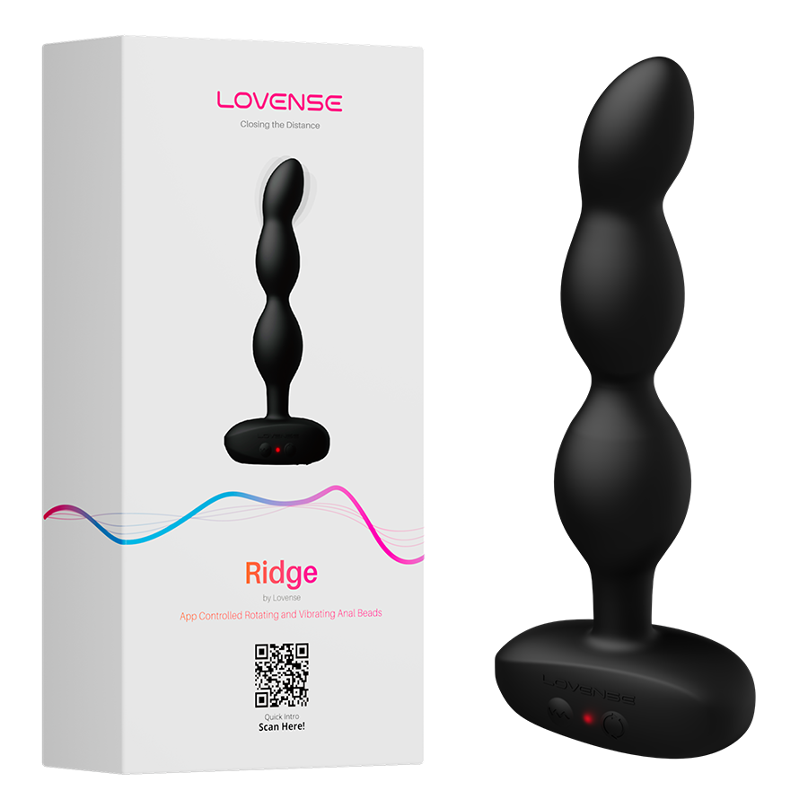 Bolas Anales Vibradoras Ridge Controladas por APP Global by Lovense