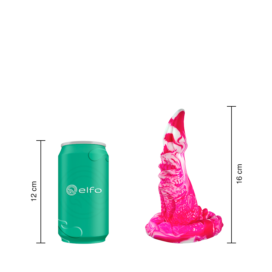 Dildo Pequeño Hada Fucsia Blanco