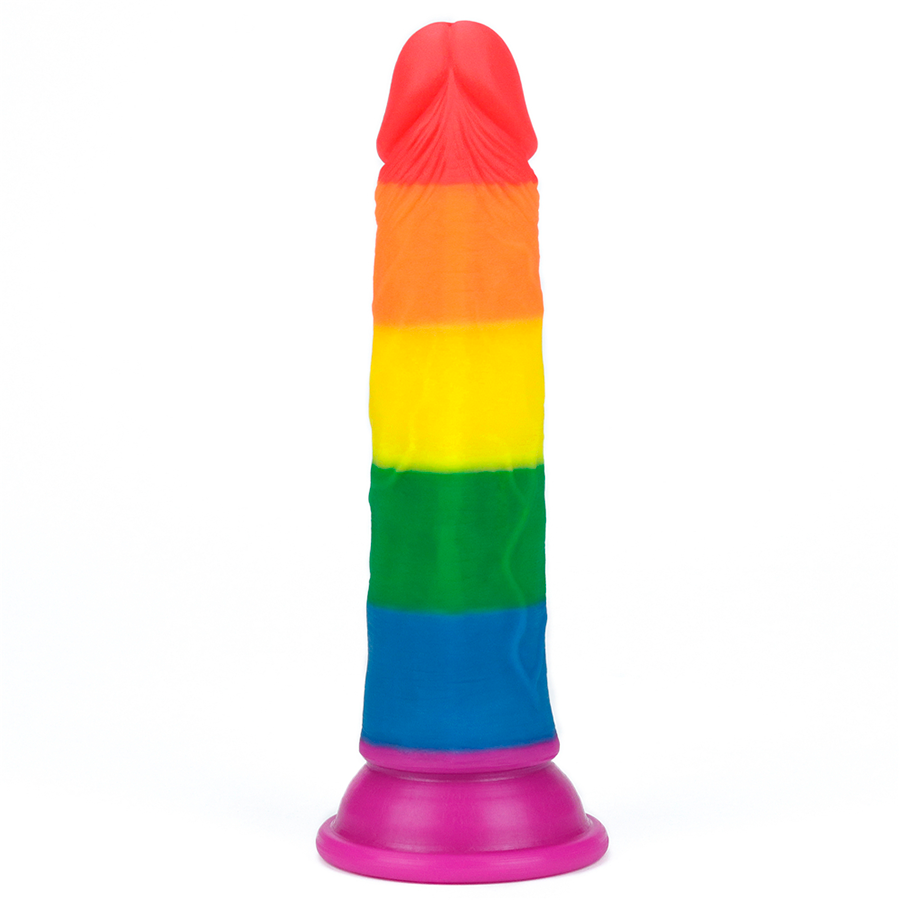 7''' PRIDER DILDO RAINBOW