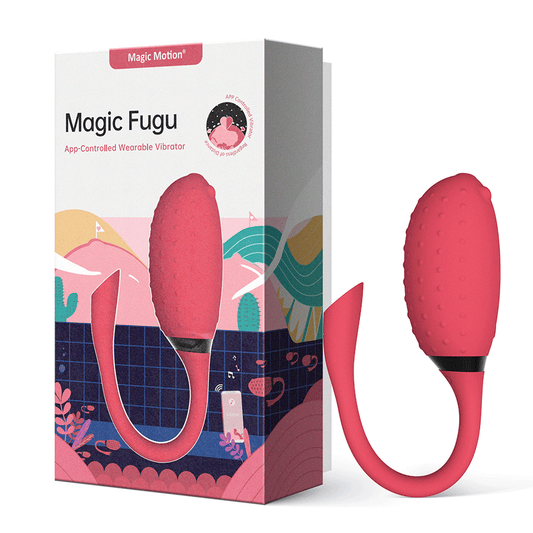 Vibrador Magic Fugu Red Controlado por APP Global