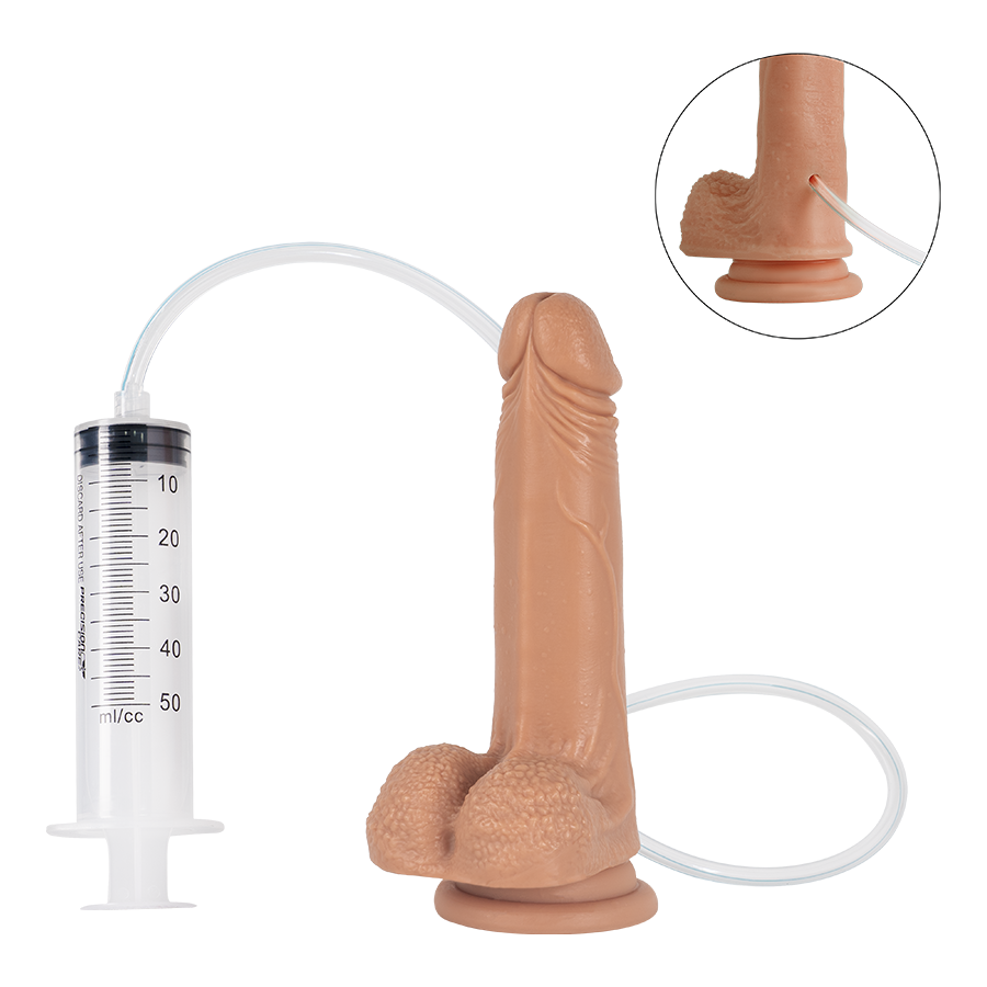 Dildo Uriel Caramelo Nude Eyaculador