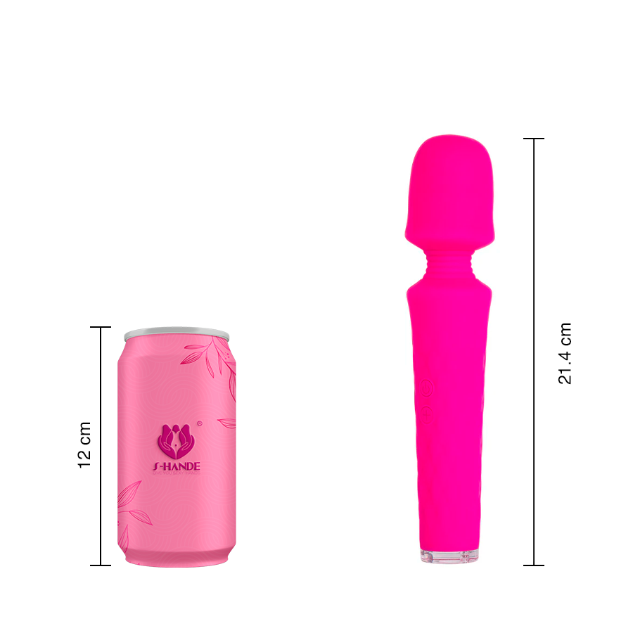 Vibrador Masajeador Luna Magenta