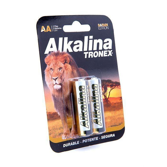 BATERÍA ALCALINA TRONEX AA x 2 UNIDADES