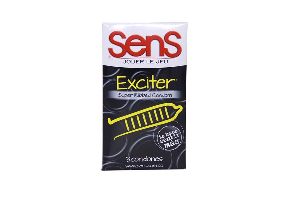 CONDÓN SENS EXCITER X 3