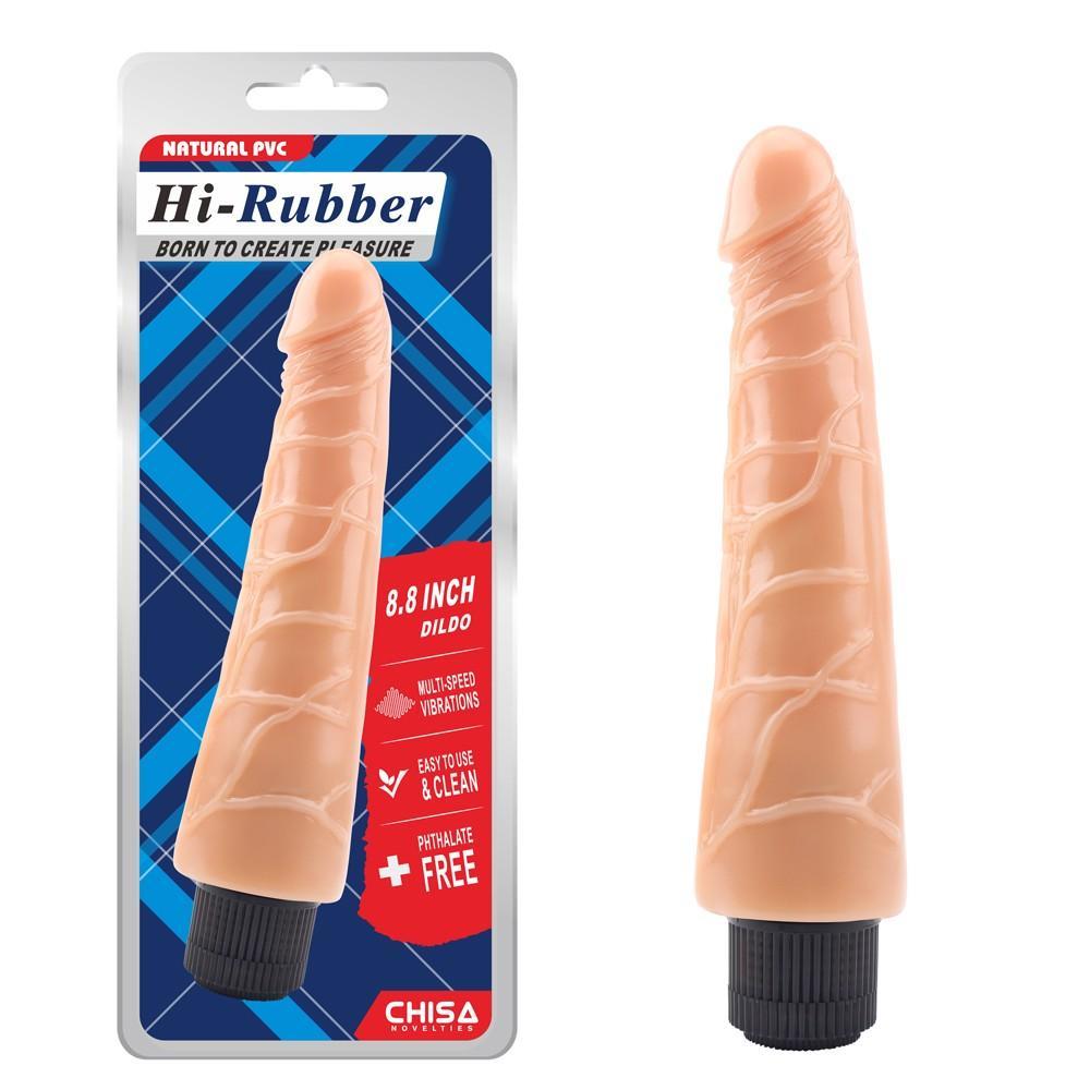 HI RUBBER 8.8 INCH DILDO 