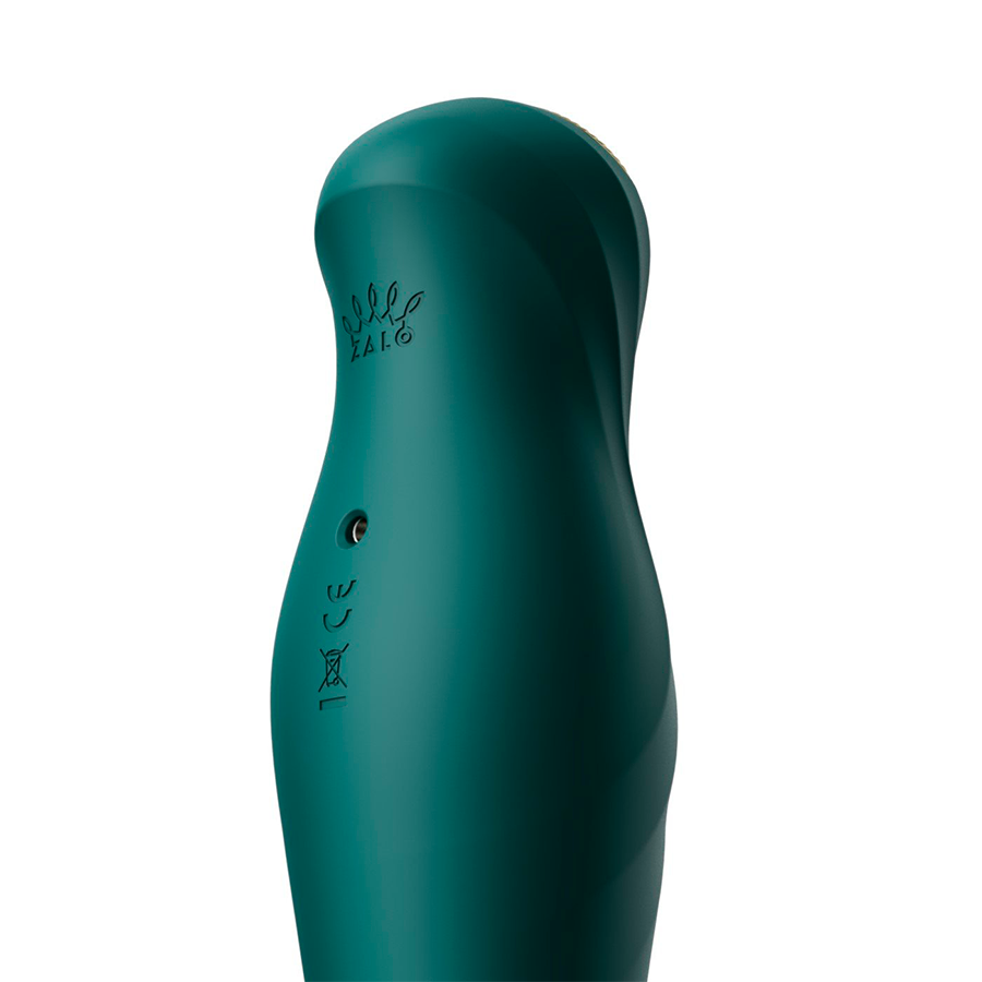 Vibrador de Lujo King Turquoise Green Controlado por APP Bluetooth by ZALO