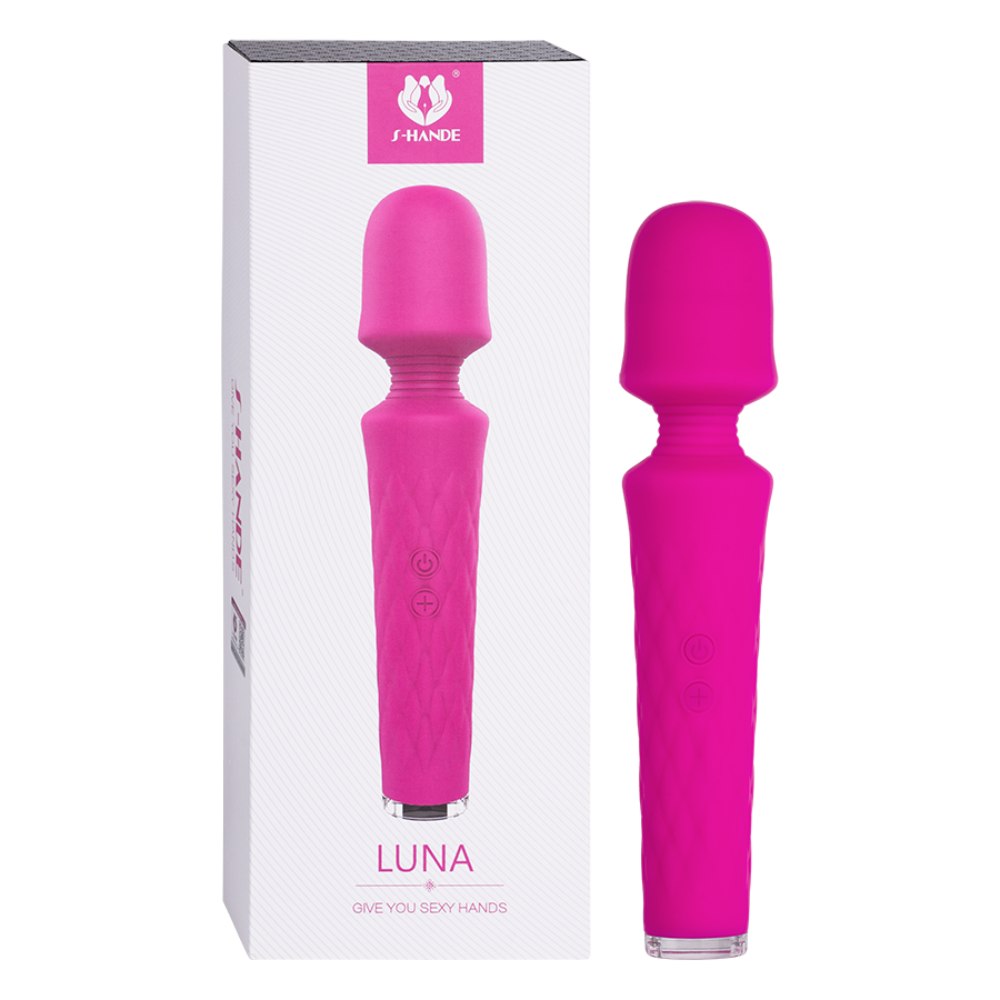 Vibrador Masajeador Luna Magenta