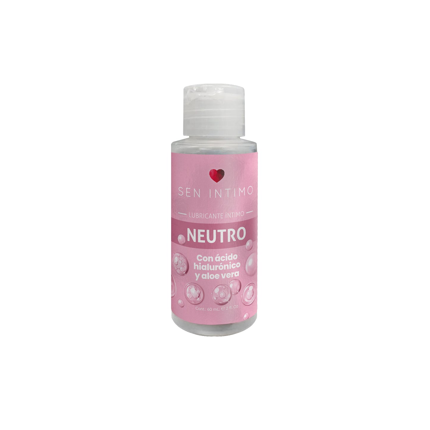 Lubricante Neutro con Ácido Hialurónico y Aloé x 60 ml by Sen Ìntimo