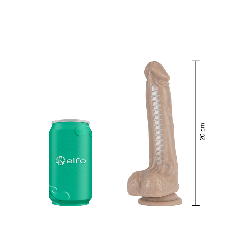 Dildo Paul Caramelo Flexible