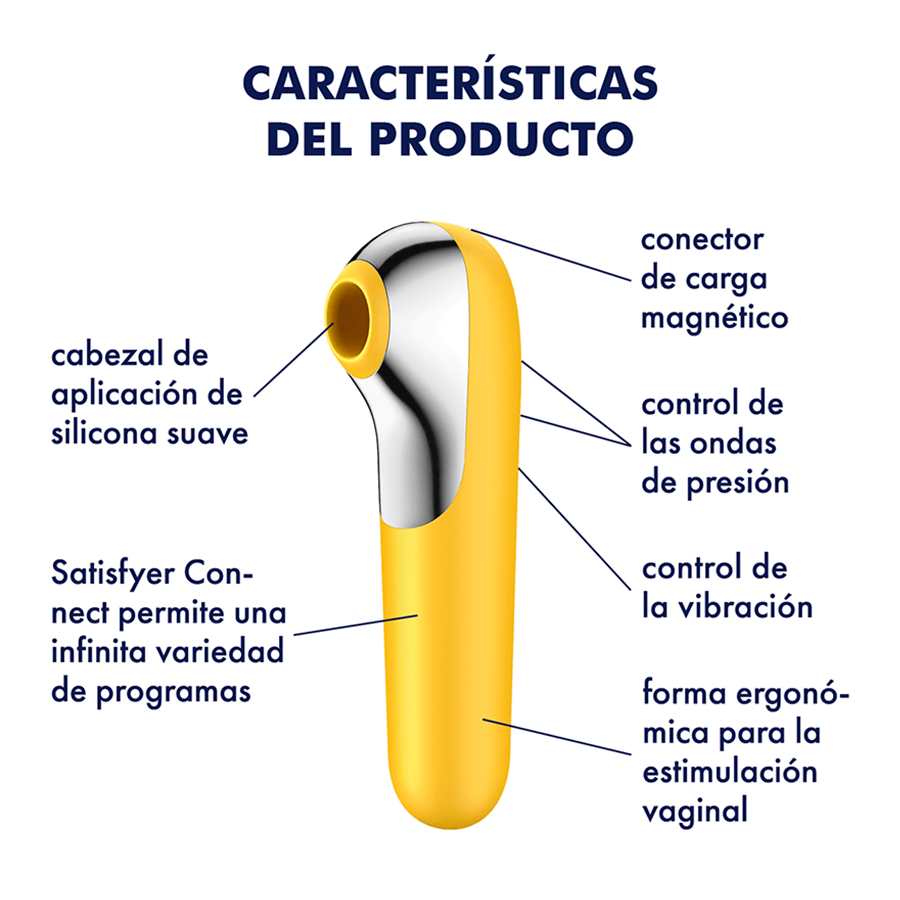 SATISFYER DUAL LOVE AMARILLO