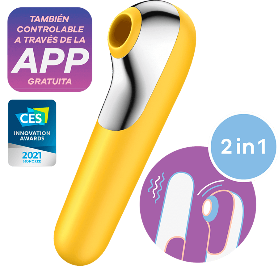 SATISFYER DUAL LOVE AMARILLO