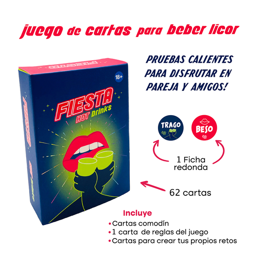 Juego De Cartas Fiesta Hot Drinks