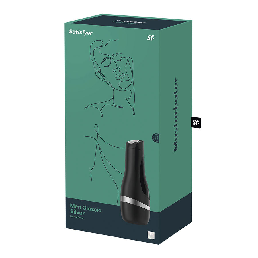 SATISFYER MEN CLASSIC PLATEADO